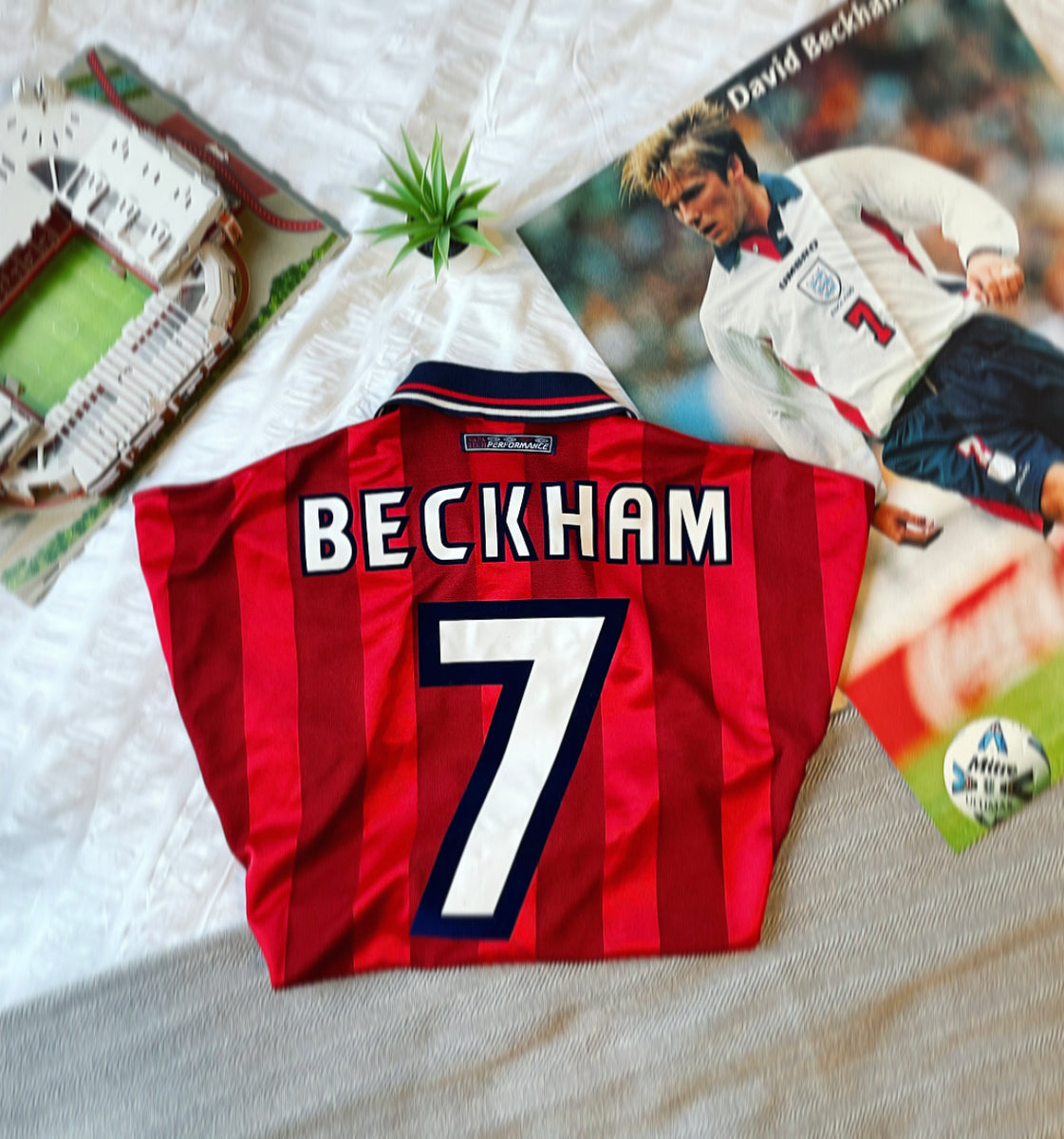 1998 World Cup England Away Shirt | Beckham #7 | Mint | XL