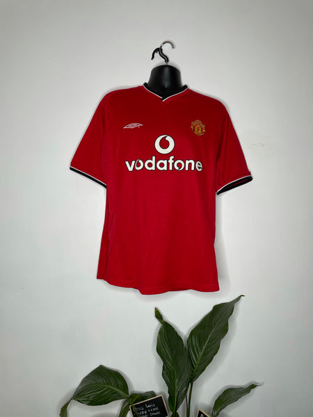 2000-02 Manchester United Home Shirt | Scholes #18 | Very Good | XL