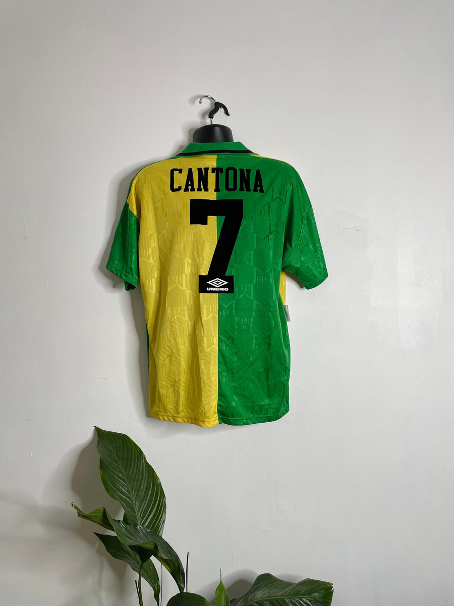 Maillot Vintage Umbro Manchester United Cantona #7 - Taille M - Noir