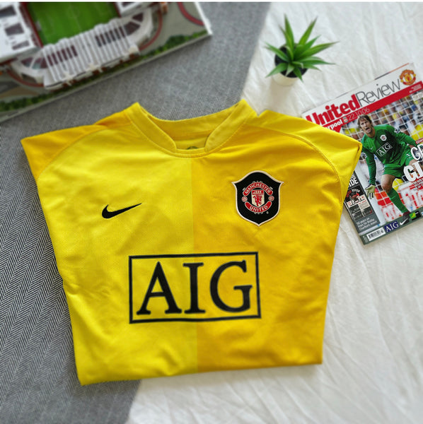 2006-07 Manchester United Goalkeeper Shirt | Van der Sar #1 | Very Good | Small