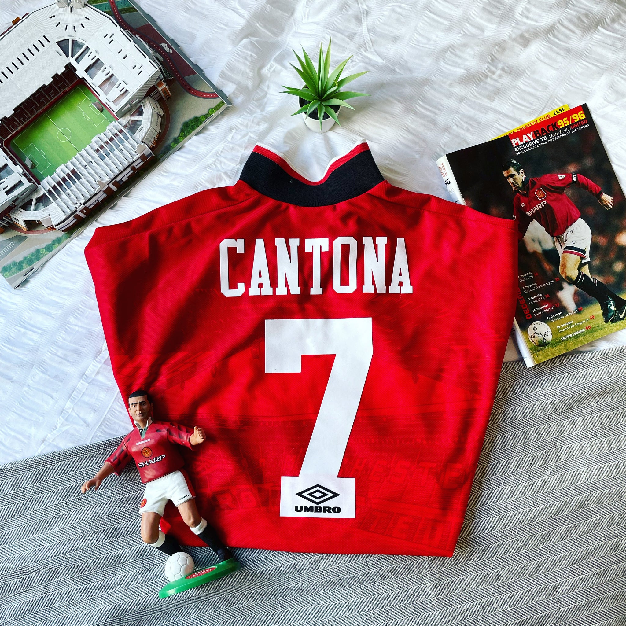 1994-96 Manchester United Home Shirt | Cantona #7 | Very Good | XXL