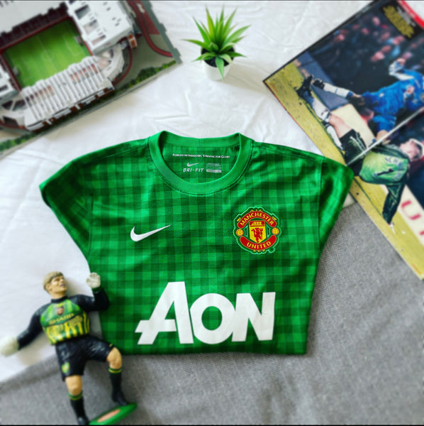 2012-13 Manchester United Goalkeeper Shirt | De Gea #1 | Very Good | Medium