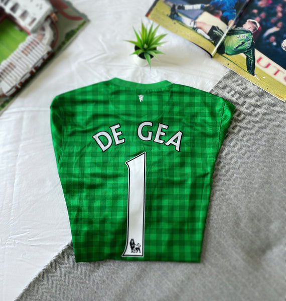 2012-13 Manchester United Goalkeeper Shirt | De Gea #1 | Very Good | Medium