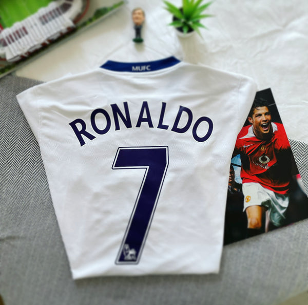 2008-09 Manchester United Away Shirt | Ronaldo #7 | Very Good | Large
