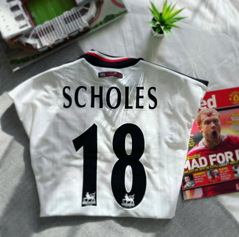 1997-99 Manchester United Away Shirt | Very Good | XXL