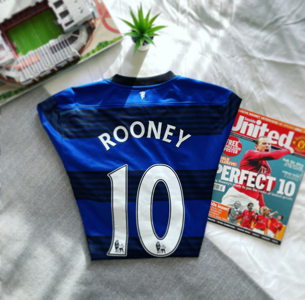 2011 Manchester United Away Shirt Rooney #10 | Very Good | Medium