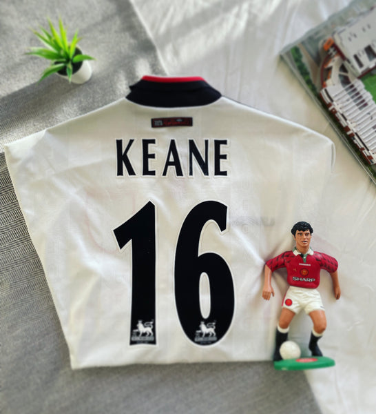 1997-99 Manchester United Away Shirt Keane #16 | Very Good | XXL