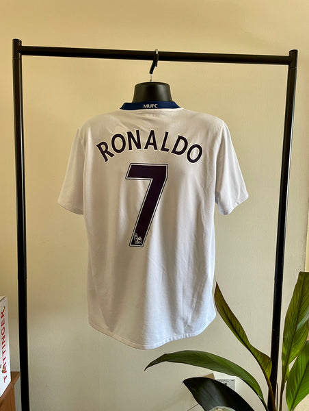 2008-09 Manchester United Away Shirt | Ronaldo #7 | Very Good | Large