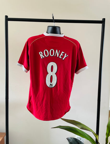 2006-07 Manchester United Home Shirt Rooney #8 | Good | Large