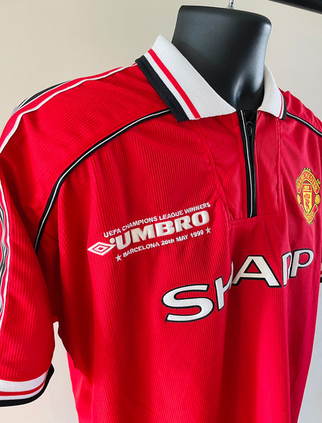 1998-2000 Manchester United Home Shirt Special Edition Keane #16 | Mint | L