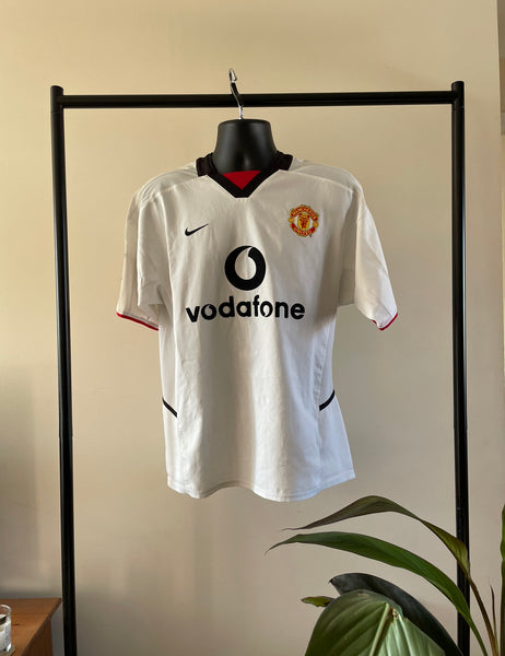 2002-03 Manchester United Away Shirt Beckham #7 | Very Good | Large