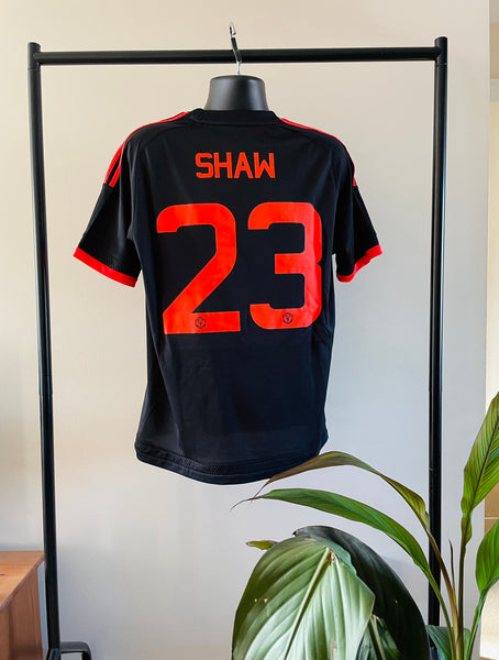 2015-16 Manchester United Third Shirt | Shaw #23 | Mint | Large