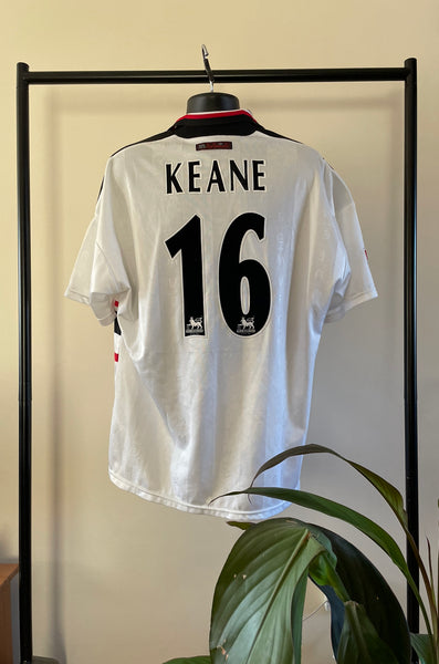 1997-99 Manchester United Away Shirt Keane #16 | Very Good | XXL
