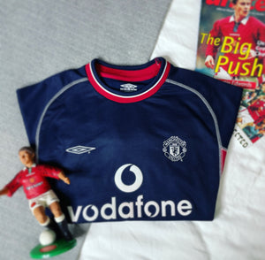 2000-01 Manchester United Third Shirt | Excellent | L
