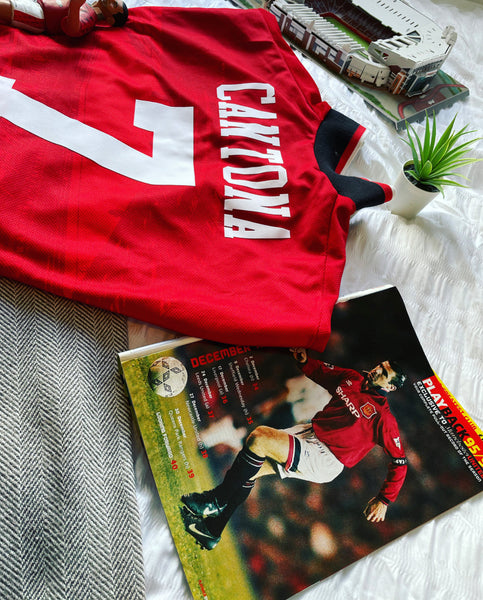 1994-96 Manchester United Home Shirt | Cantona #7 | Very Good | Large