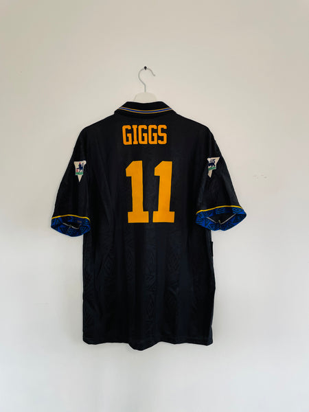1993-95 Manchester United Away Full Kit | Giggs #11 | Mint | L
