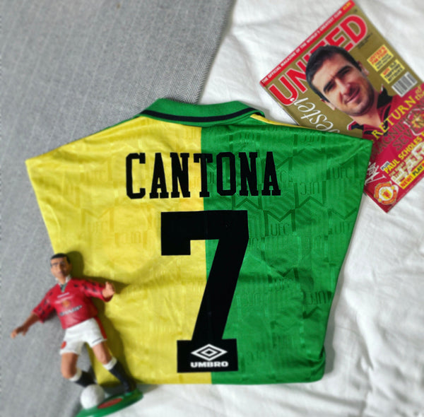 1992-94 Manchester United Third Shirt Cantona #7 | Very Good | XL
