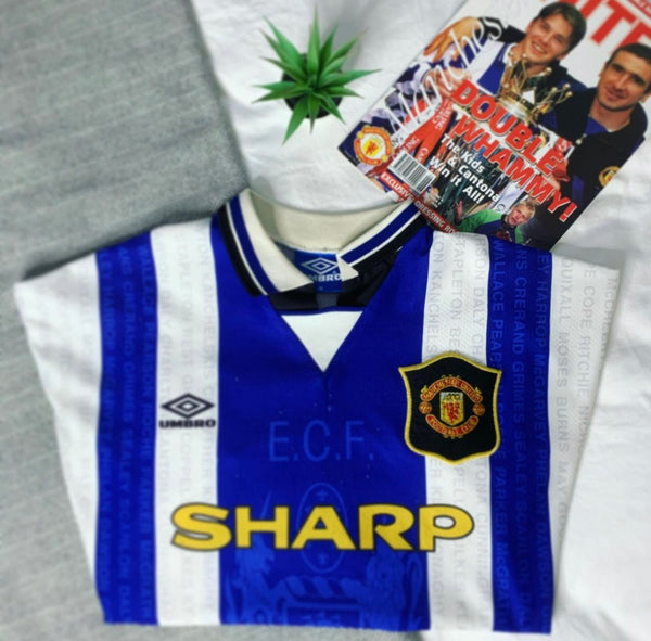 1994-96 Manchester United Third Shirt | Good | L
