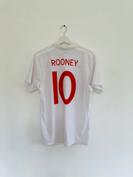 2010-11 England Home Shirt | Rooney #10 | Mint | M