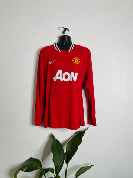 2011-12 Manchester United Home Shirt Longsleeve Pogba #42 | Mint | XL
