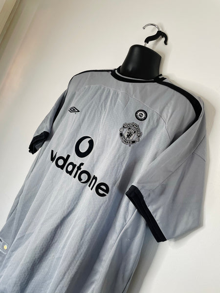2001-02 Manchester United Goalkeeper Centenary Shirt | Very Good | XL