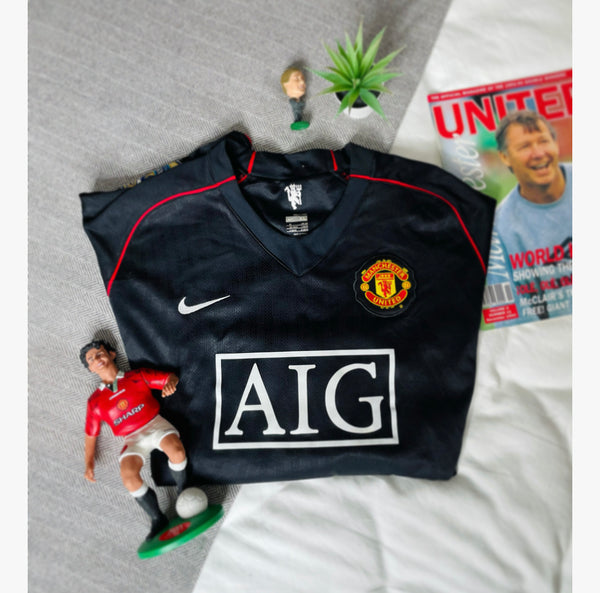 2007-08 Manchester United Away Shirt | Mint | L