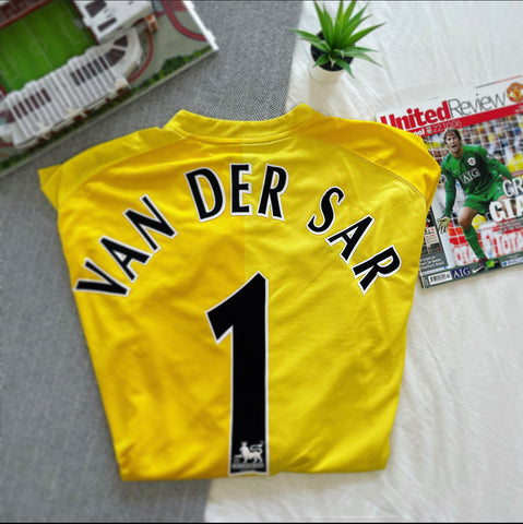 2006-07 Manchester United Goalkeeper Shirt | Van der Sar #1 | Very Good | Small