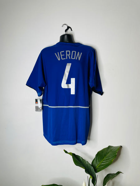 2002-03 Manchester United Third Shirt | Veron #4 | BNWT | XXL