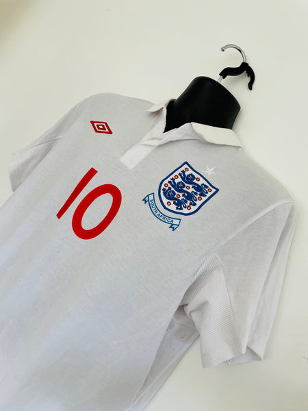 2010-11 England Home Shirt | Rooney #10 | Mint | M