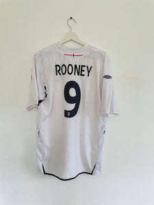 2008-10 England Home Shirt | Rooney #9 | Mint | XL
