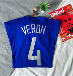 2002-03 Manchester United Third Shirt | Veron #4 | BNWT | XXL