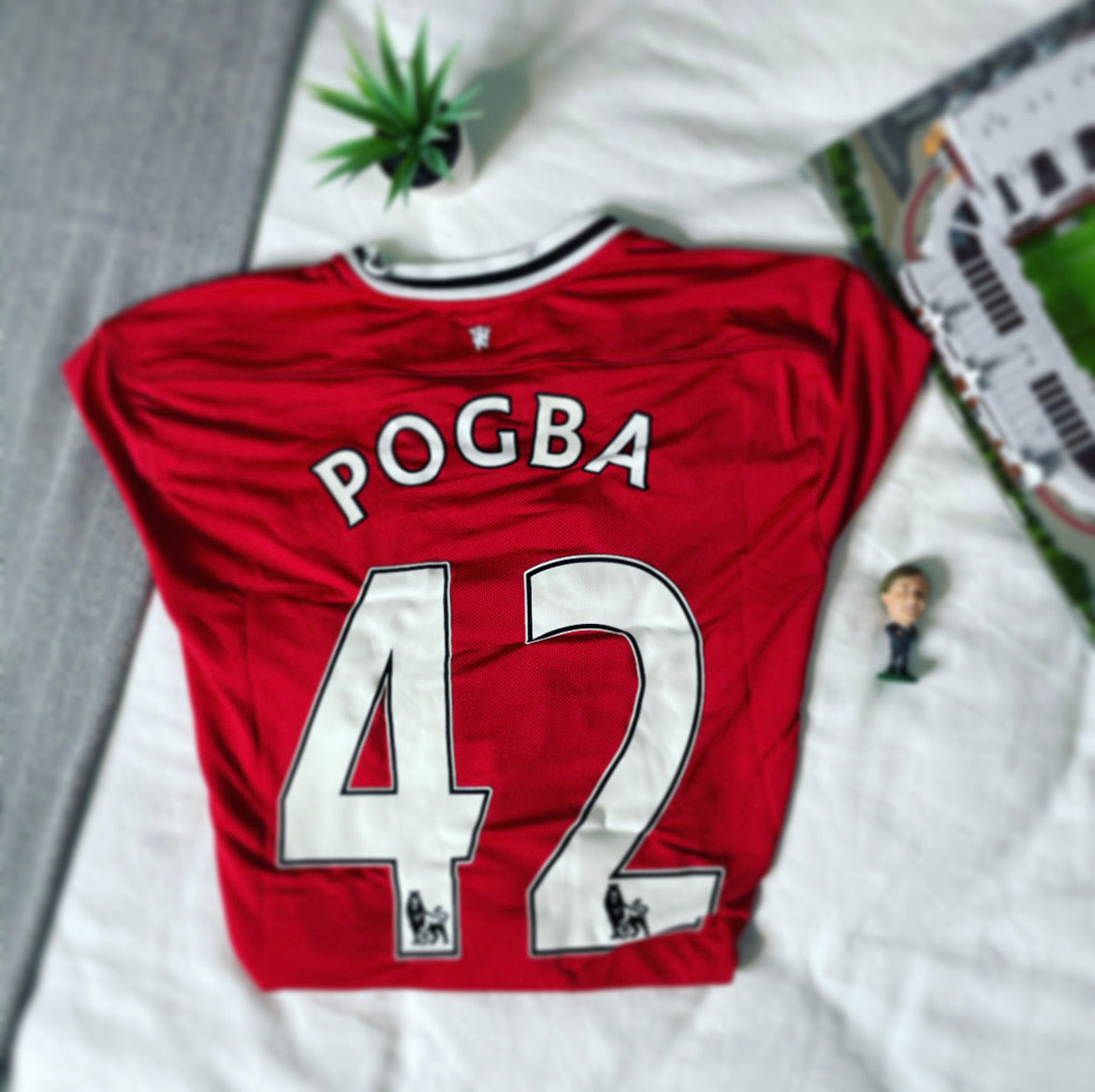 2011-12 Manchester United Home Shirt Longsleeve Pogba #42 | Mint | XL