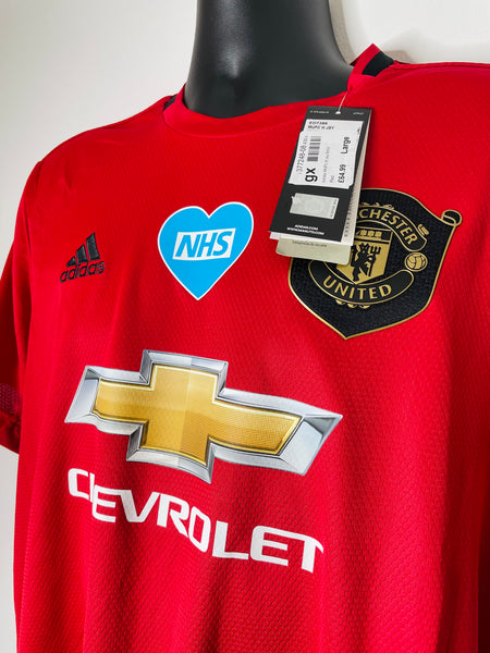 2019-20 Manchester United Treble Anniversary Home 'Black Lives Matter' Shirt | Fernandes #18 | BNWT | M