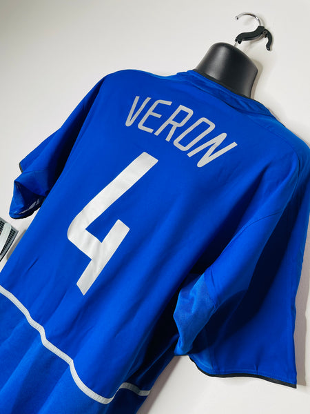 2002-03 Manchester United Third Shirt | Veron #4 | BNWT | XXL
