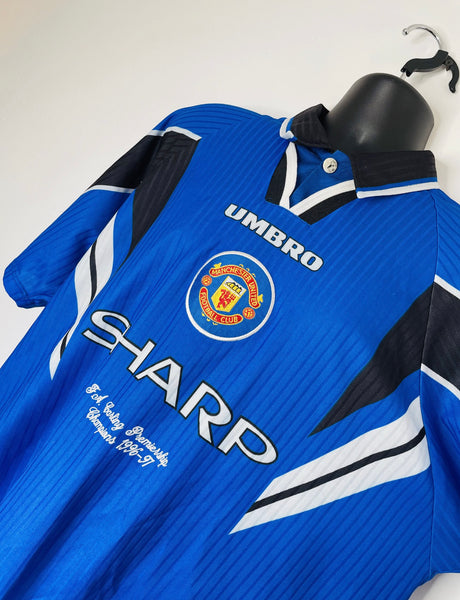 1996-98 Manchester United Third Shirt Winners Edition | Beckham #10 | Mint | XXL
