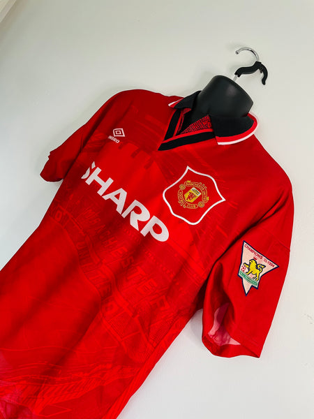 1994-96 Manchester United Home Shirt | Kanchelskis #14 | Mint | L