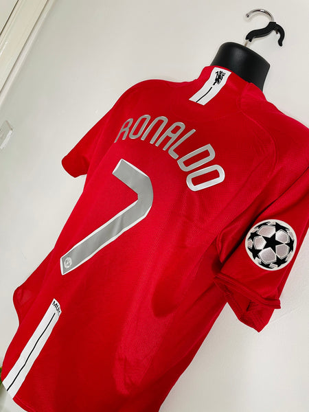 2007-09 Manchester United Home Shirt Ronaldo #7 | Very Good | Medium