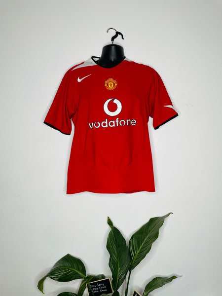 2004-06 Manchester United Home Shirt | Rooney #8 | Very Good | Large