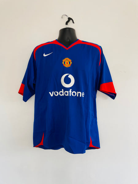 2005-06 Manchester United Away Shirt | Vidic #15 | Mint | XL