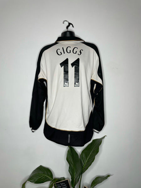 2001-02 Manchester United Longsleeve Third Reversible Centenary Shirt Giggs #11 | Good | XXL