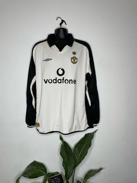 2001-02 Manchester United Longsleeve Third Reversible Centenary Shirt Giggs #11 | Good | XXL
