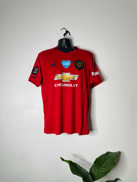 2019-20 Manchester United Home 'Black Lives Matter' Shirt | Fernandes #18 | BNWT | L