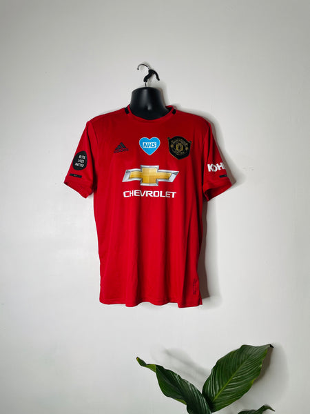 2019-20 Manchester United Treble Anniversary Home 'Black Lives Matter' Shirt | Fernandes #18 | BNWT | M