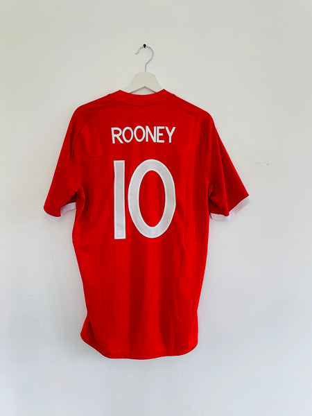 2010-11 England Away Shirt | Rooney #10 | Mint | L