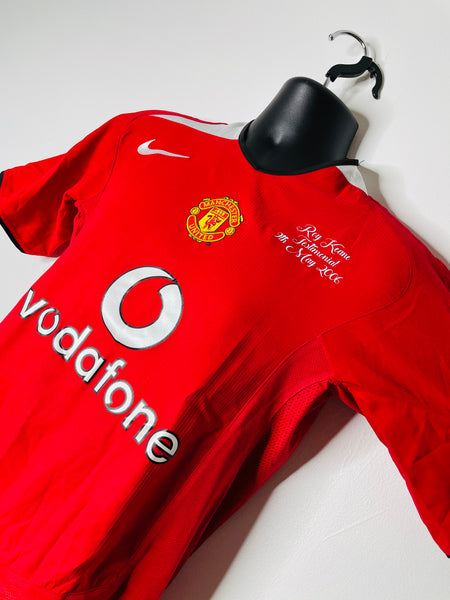 2004-06 Manchester United Home Shirt Keane Testimonial Edition | Keane #16 | Mint | S