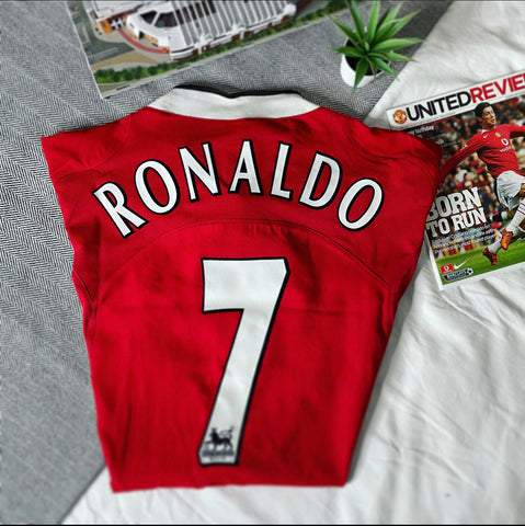 vintage man united shirt