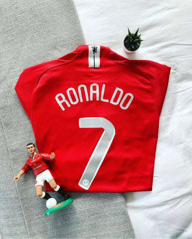 2007-09 Manchester United Home Shirt Ronaldo #7 | Mint | Medium
