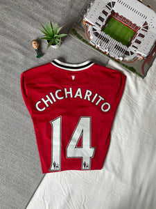 2011-12 Manchester United Home Shirt | Chicharito #14 | Very Good | S