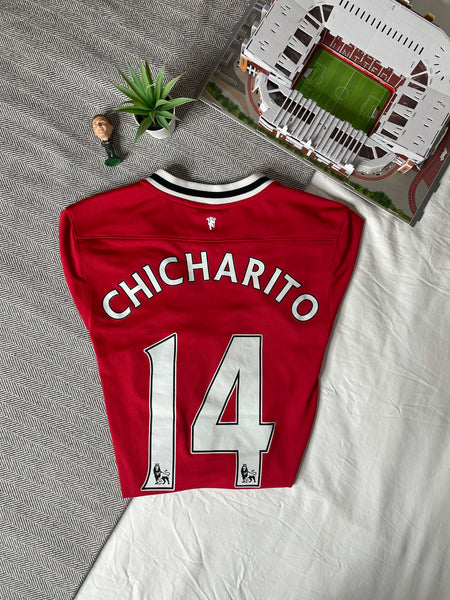 2011-12 Manchester United Home Shirt | Chicharito #14 | Very Good | S