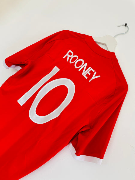 2010-11 England Away Shirt | Rooney #10 | Mint | L